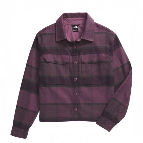 The North Face Valley Organic Cotton Flannel Shirt Jacket Women’s M NWT $110 - Picture 2 of 10